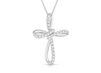 Collar PG Gioielli Mujer Cuori in Oro blanco Diamante CRDNF-P/2
